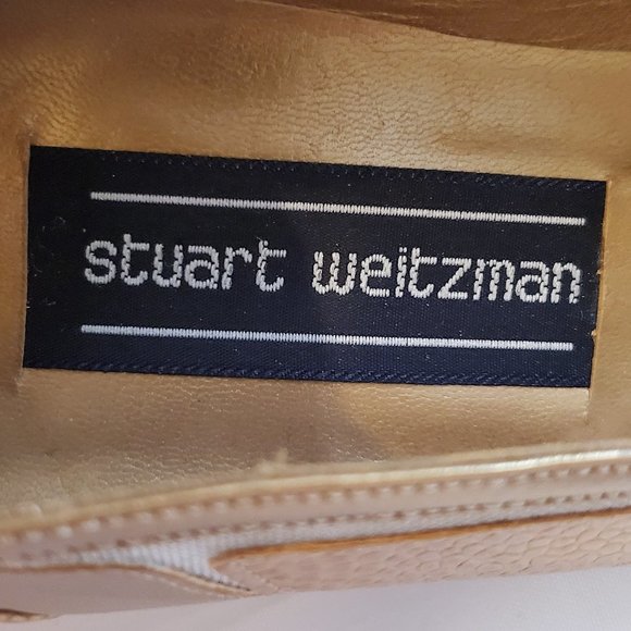 Stuart Weitzman Gold with Several Gold Details and Mesh Size 8 - Picture 13 of 13